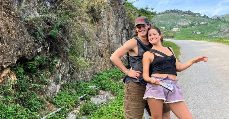happy couple at flipside adventures where in vietnam