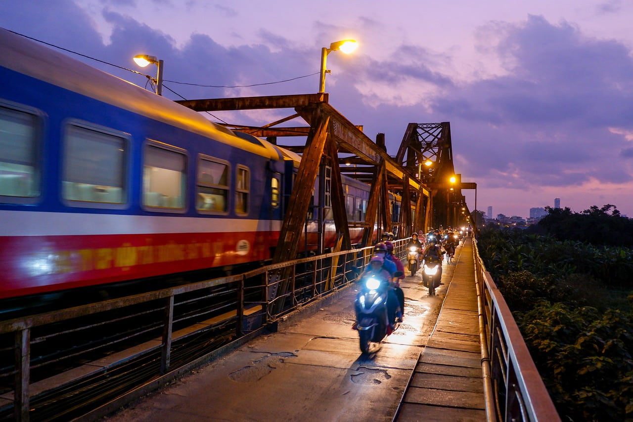 train transportation vietnam travel